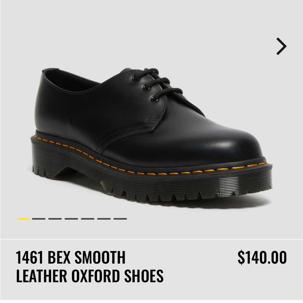 Brand New Without Box Dr. Martens Bex Smooth Leather Oxford shoes